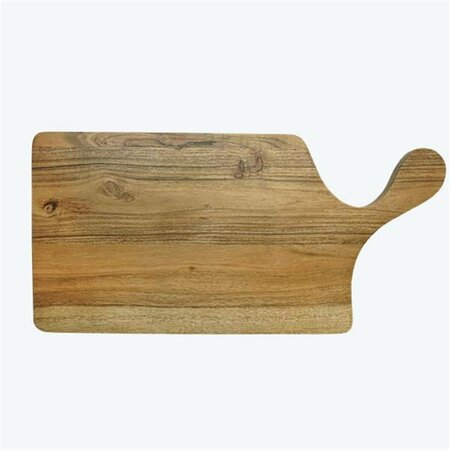 YOUNGS Wood Cutting Board with Natural Shaped Handle 11285